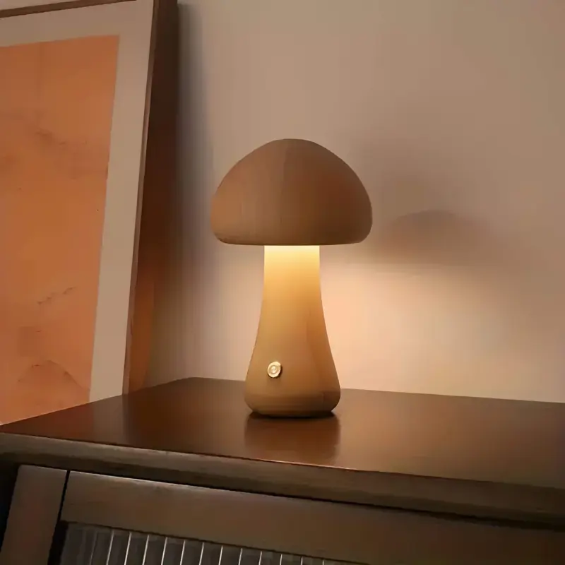 GloeiMush EinzigartigeKabellosePilzlampe WarmesLED LichtfurGemutlicheAtmosphare5