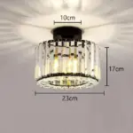 Gloss Crystal Crystal Ceiling Lamp tag1