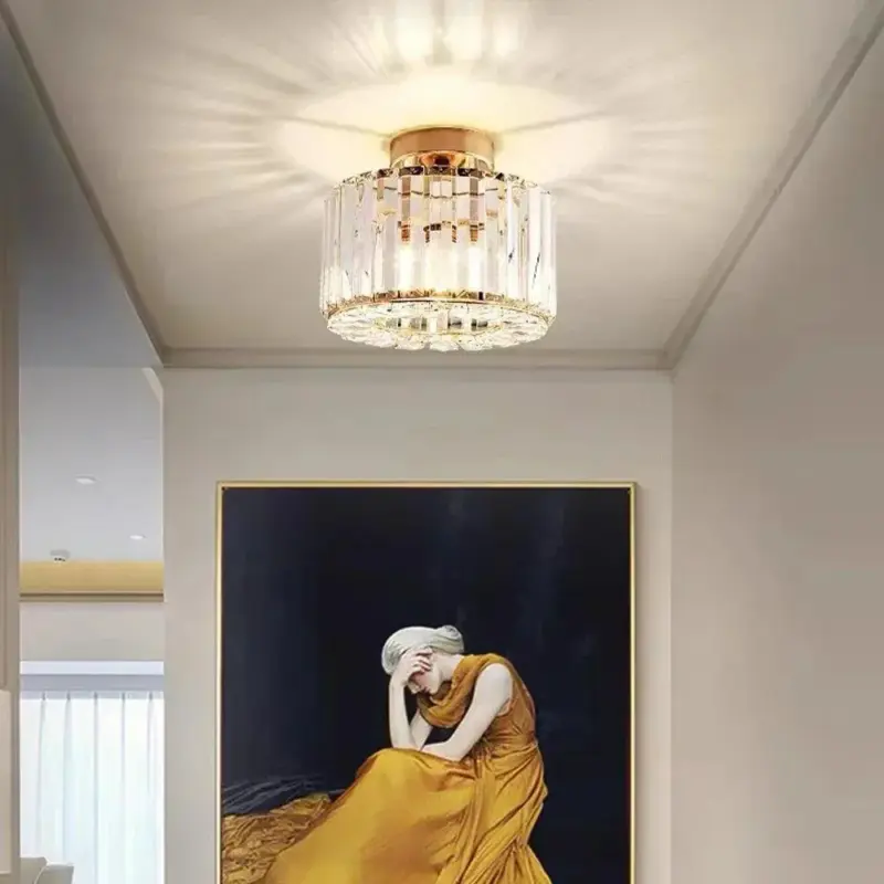 Gloss Crystal Crystal Ceiling Lamp tag1