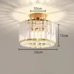 Gloss Crystal Crystal Ceiling Lamp tag1