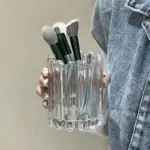 Glossy Wavy Striped Edge Makeup Brush Holder tag1