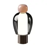 GlowFlow Glass Rechargeable Table Lamp with LED Dimmer tag1
