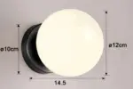 GlowFrame LED wall lights for indoor use
