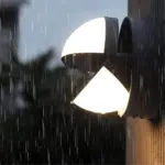 GlowGuard Modern LED wall light for outdoors