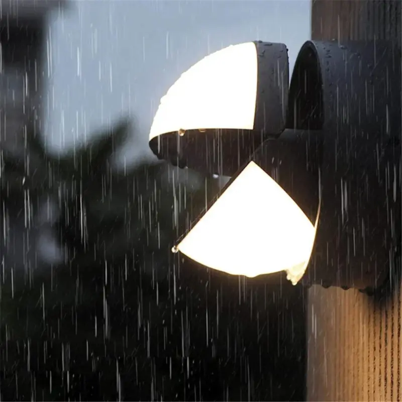GlowGuard Modern LED wall light for outdoors