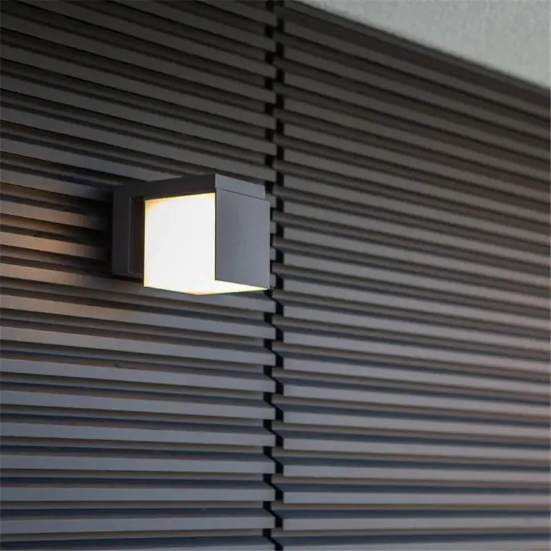 GlowGuard Modern LED wall light for outdoors