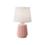 GlowLite Table lamp with conical fabric shade tag1