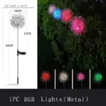 GlowSeed dandelion lawn light for outdoor use