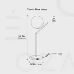 GlowTouch Table Lamp Modern and Stylish LED Lamp tag1