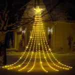 GlowTree Christmas Waterfall Lights tag1