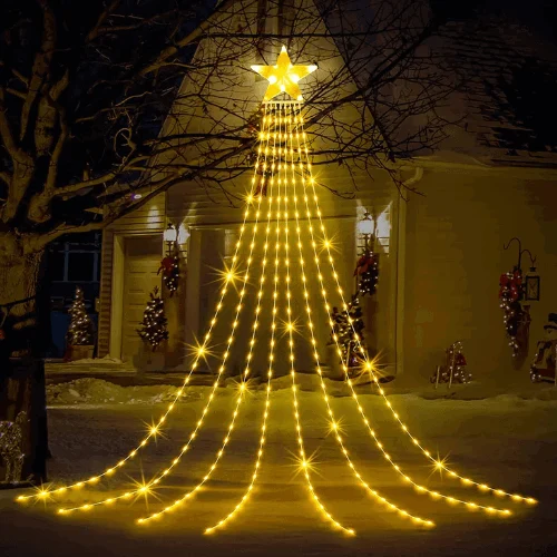 GlowTree™ - Christmas Waterfall Lights -  - #tag1#