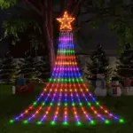 GlowTree Christmas Waterfall Lights tag1