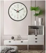 Glow in Dark Luminous Wall Decoration Classroom Clock 12 Inches
