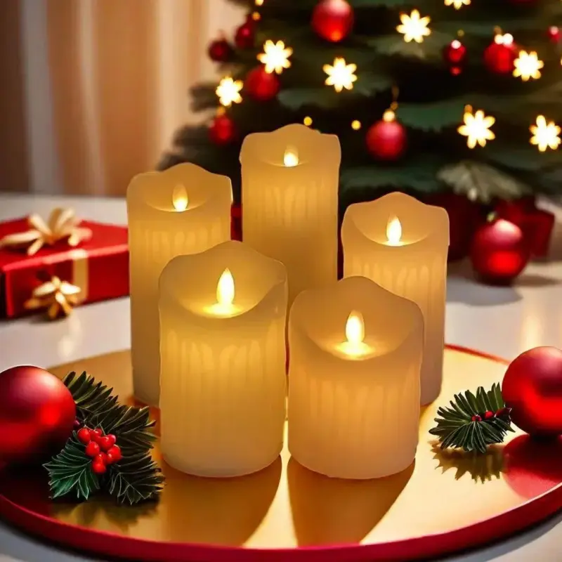 Glowly Realistic Flameless Candle Set tag1