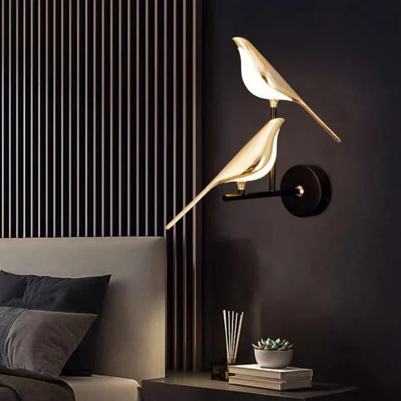 Gold Birds Wall Sconce Light Blackbrdstore 245 1