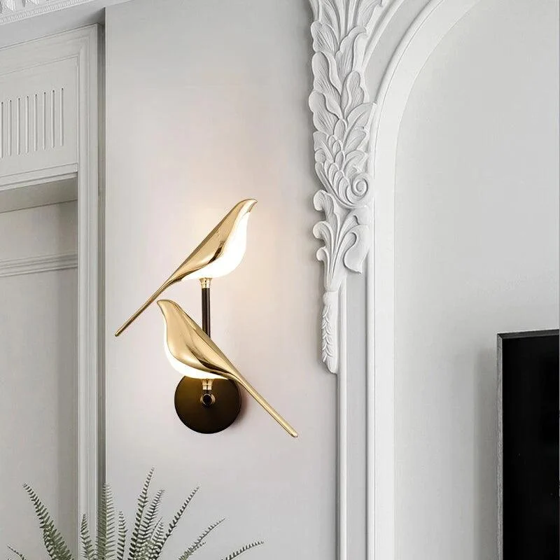 Gold Birds Wall Sconce Light Blackbrdstore 660 1