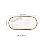Gold Plating Ceramic Marble Storage Tray Black White Europe Food Fruit Breakfast Oval Plate Jewelry Tray.jpg 640x640 85efb487 3b67 424b ae3c b04335403504
