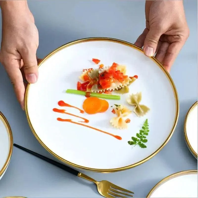 Gold Rim Dinnerware Decorfaure 1685704922