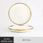 Gold Rim Dinnerware Decorfaure