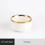 Gold Rim Dinnerware Decorfaure