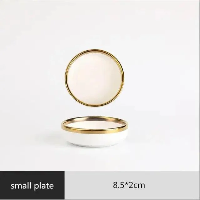 Gold Rim Dinnerware Decorfaure 1685705220