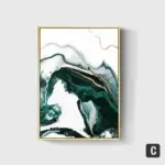Gold and Green Foil Decorfaure