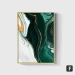 Gold and Green Foil Decorfaure