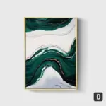 Gold and Green Foil Decorfaure