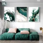 Gold and Green Foil Decorfaure