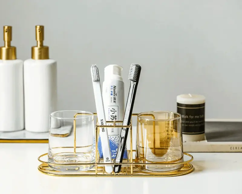 Gold Bathroom Set tag1