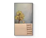 Gold Boat Canvas Wall Art