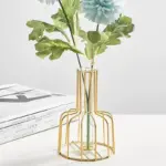 Gold Cage Vase
