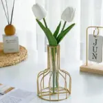 Gold Cage Vase