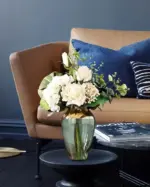 Gold Foil Flower Vase