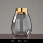 Gold Foil Flower Vase