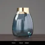 Gold Foil Flower Vase