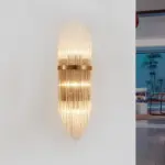 Gold Indoor Living Room Crystal Wall Lamp tag1