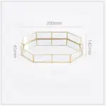 Gold Lining Polygon Mirror Tray tag1