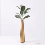 Gold_Metal_Cone_Vase_-_-4196459 Gold Metal Cone Vase