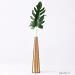 Gold_Metal_Cone_Vase_-_-4196471 Gold Metal Cone Vase