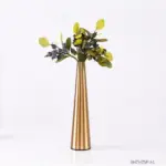 Gold_Metal_Cone_Vase_-_-4196483 Gold Metal Cone Vase