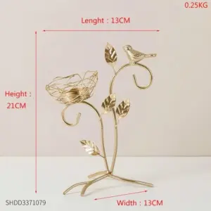 Gold Nest Candle Holder