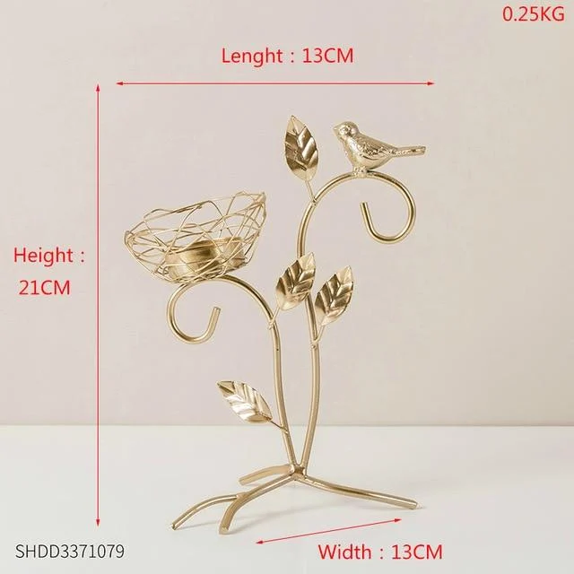 Gold Nest Candle Holder -  - #tag1#