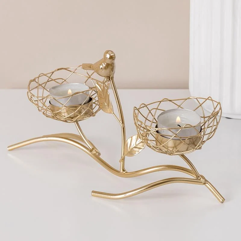 Gold Nest Candle Holder -  - #tag1#