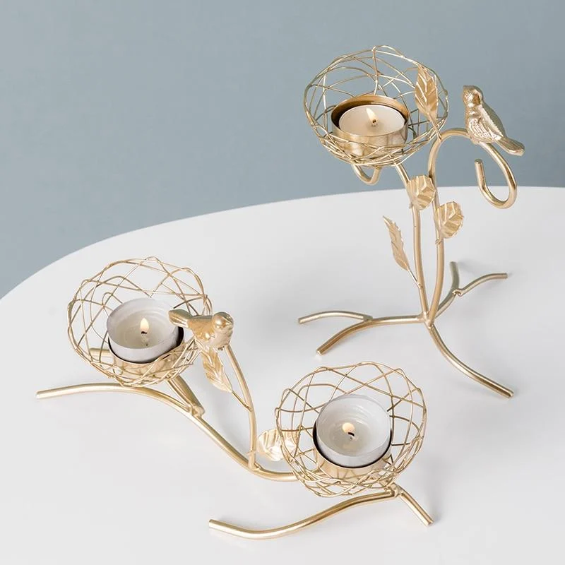 Gold Nest Candle Holder -  - #tag1#