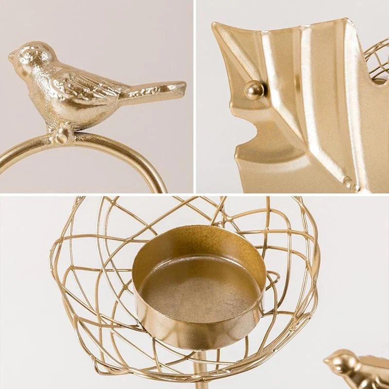 Gold Nest Candle Holder -  - #tag1#