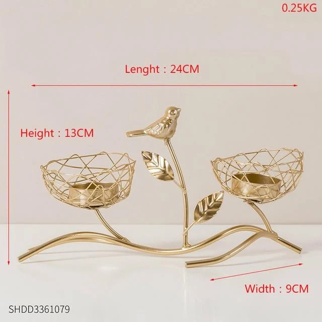 Gold Nest Candle Holder -  - #tag1#
