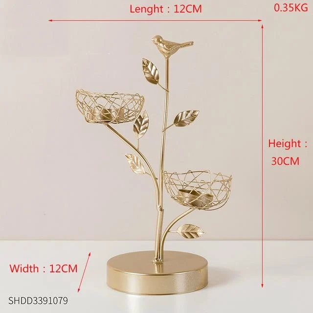Gold Nest Candle Holder -  - #tag1#