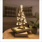 Gold Silver LED String Christmas Tree Table Lamp tag1