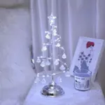 Gold Silver LED String Christmas Tree Table Lamp tag1